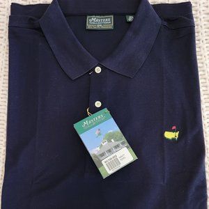 NWT Masters Navy Blue Polo Shirt 3XL XXXL